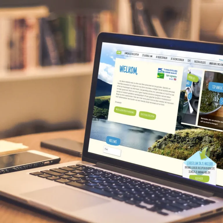 Webdesign sur mesure pour un site web foodie