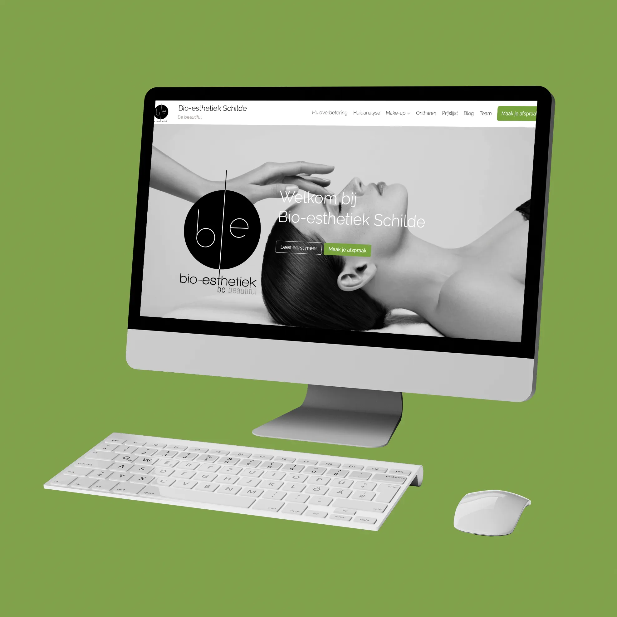 website schoonheidssalon — Bio-esthetiek Schilde