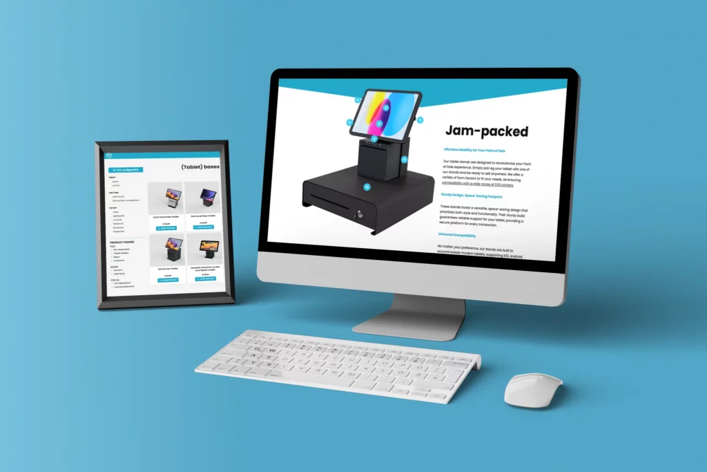 Een B2B webshop voor technische producten met productfilters en CMS-gestuurde pagina’s