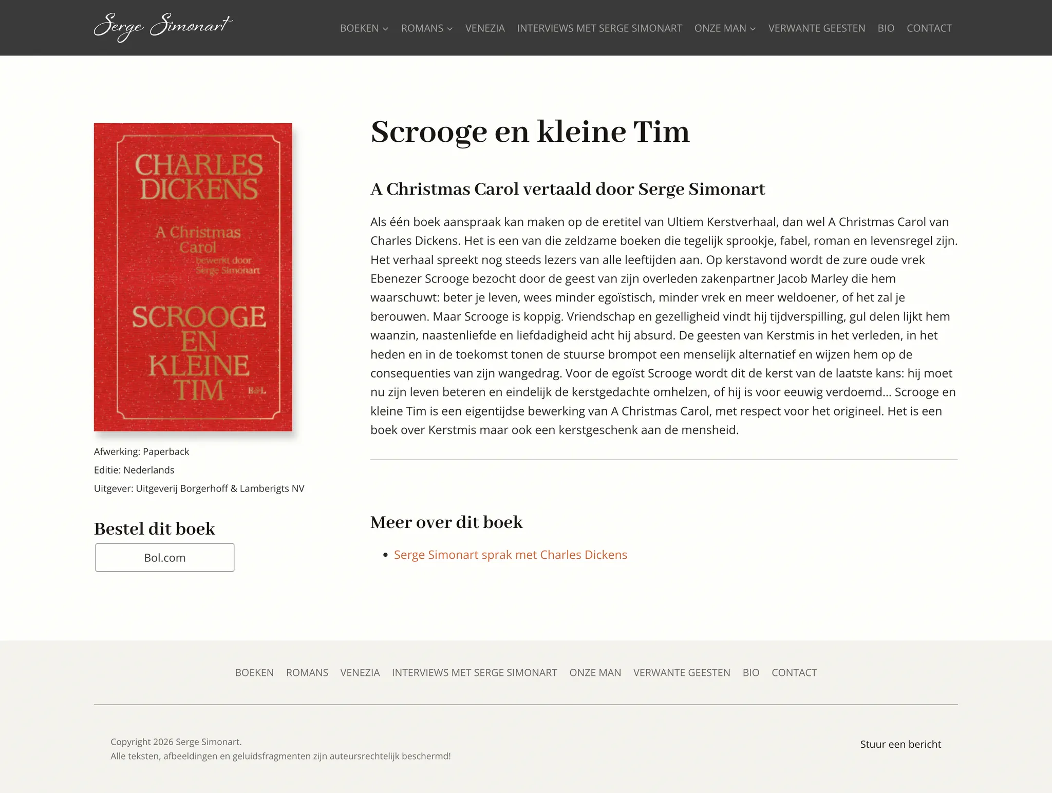 website schrijver Serge Simonart